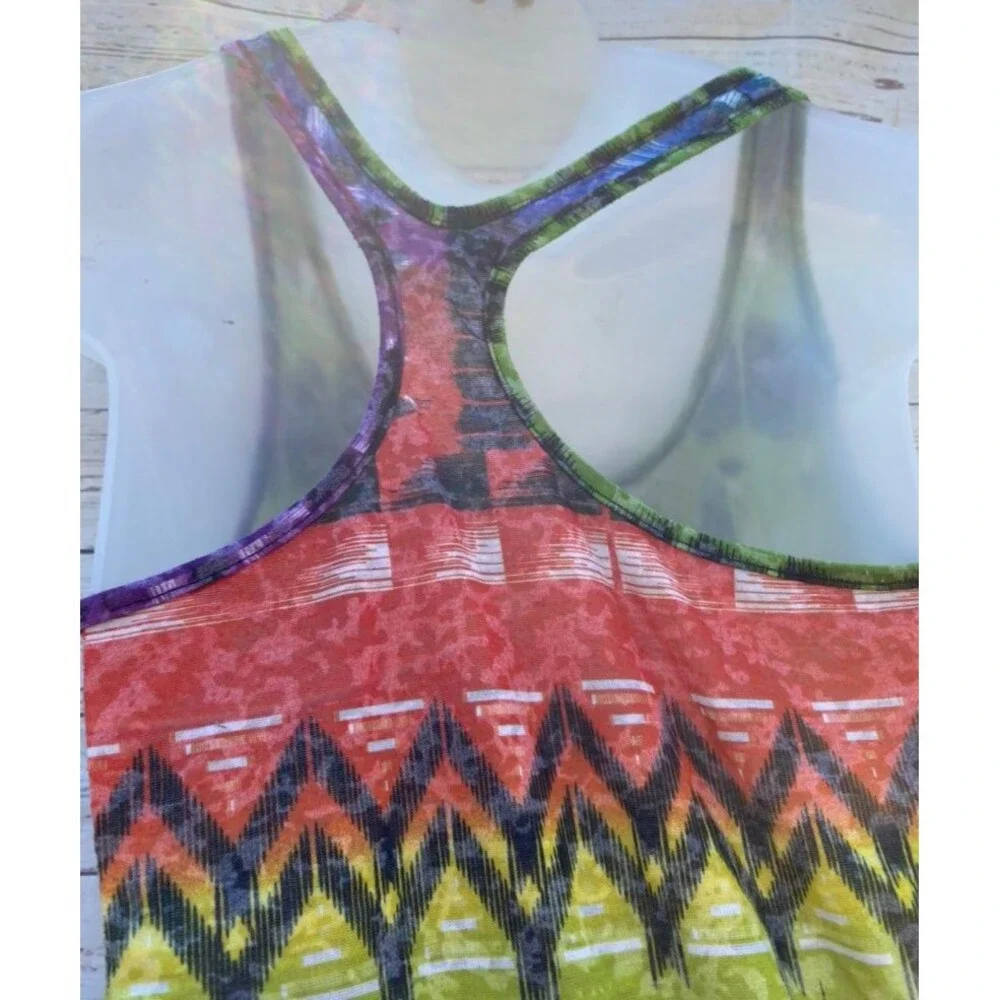 Delia's Racerback Tank Small Aztec Rainb - Picture 6 of 9